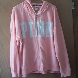 PINK zip up hoodie